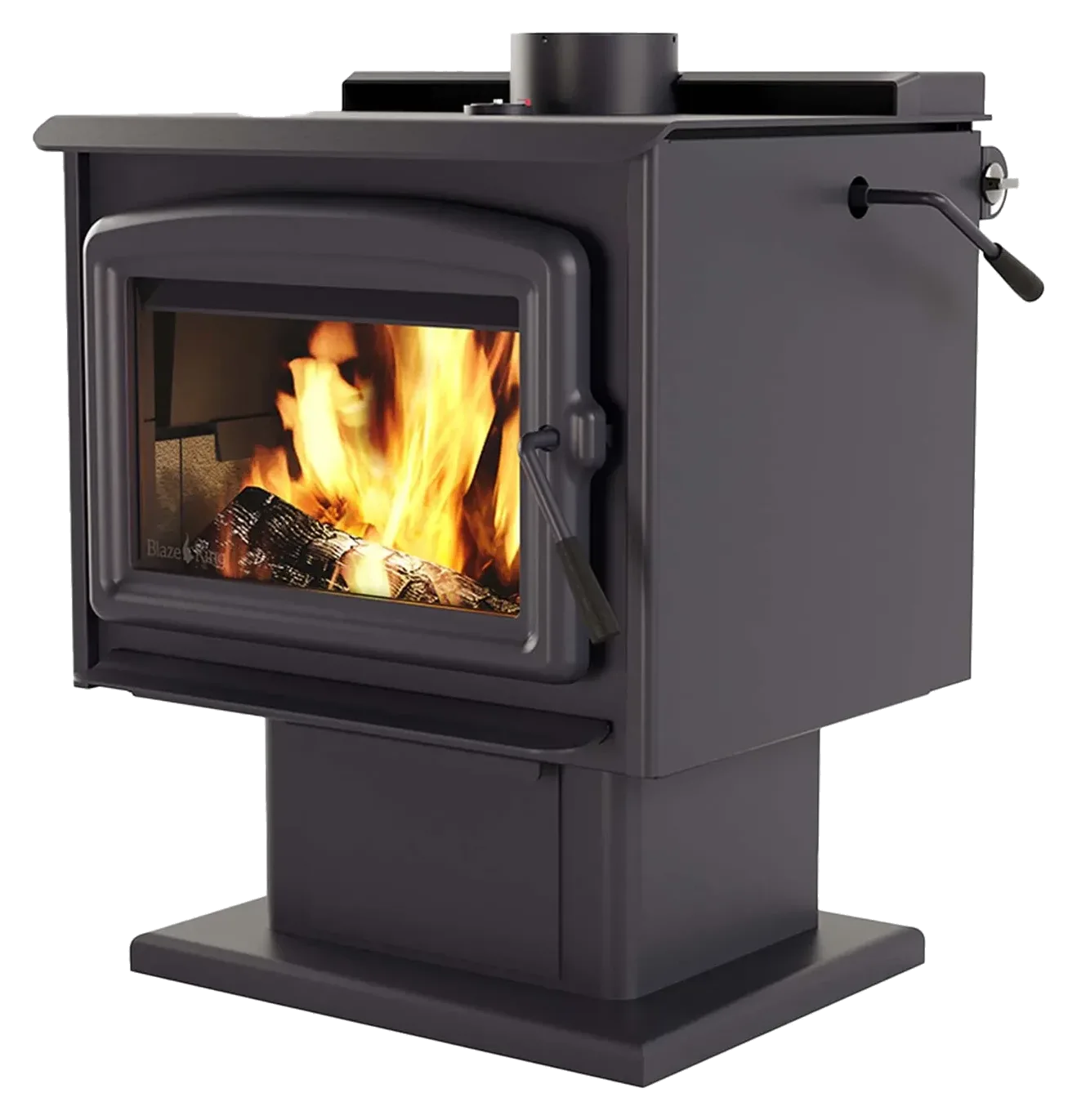 Blaze King Sirocco 30.2 wood stove with pedestal base