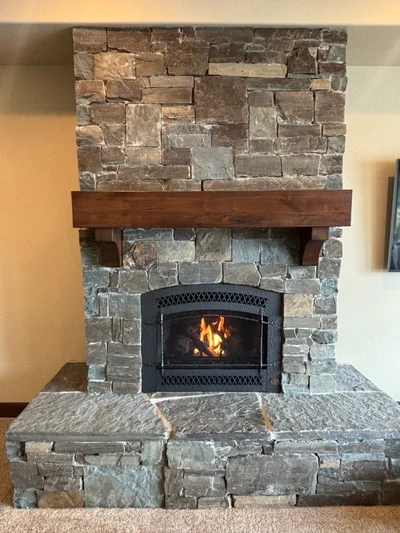 Custom fireplace design in Coeur d'Alene and Spokane