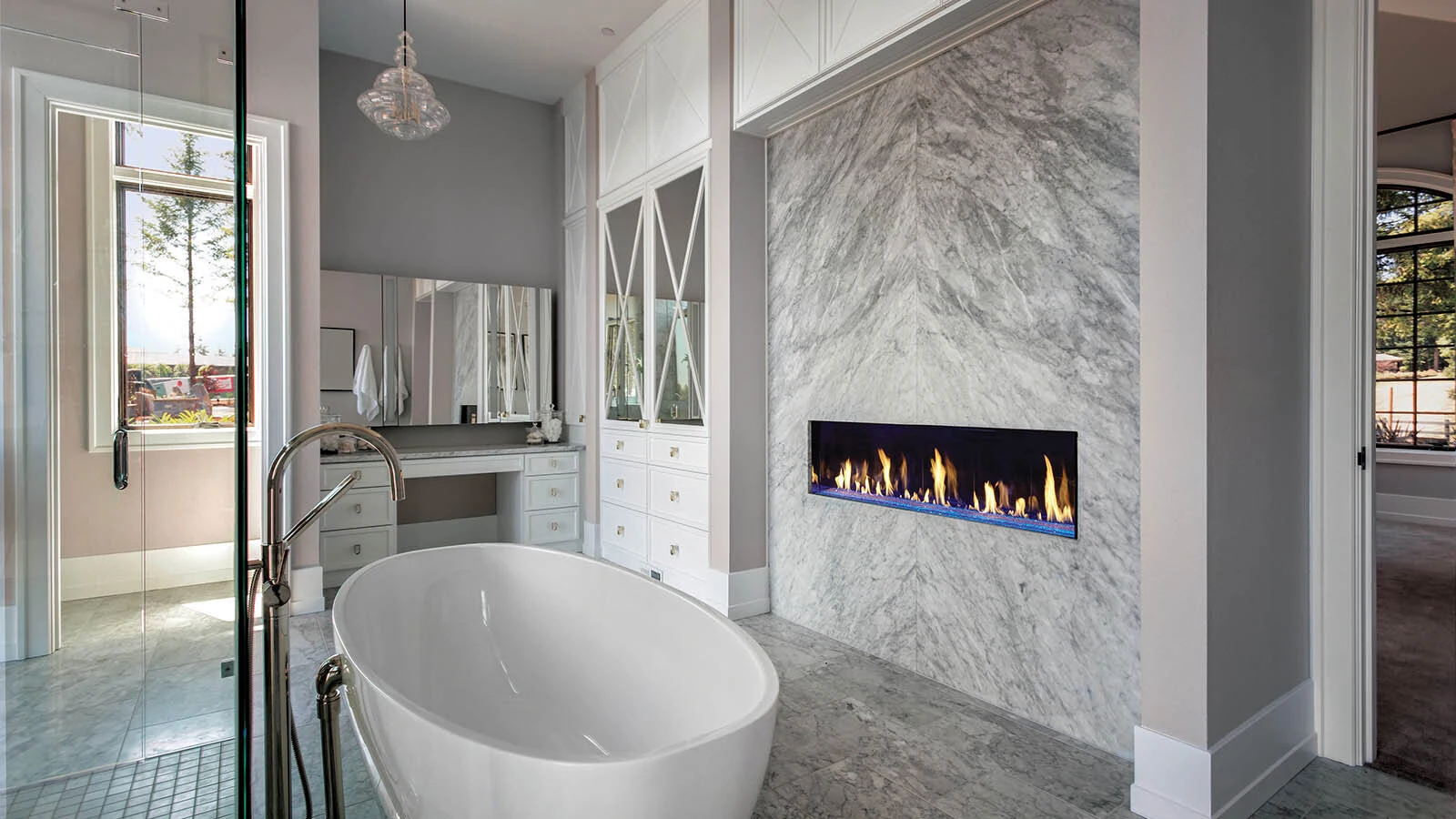 DaVinci GreenSmart Electric fireplace serving Coeur d'Alene