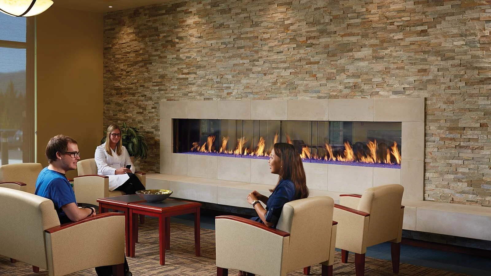DaVinci GreenSmart Electric fireplace in Hayden, Idaho