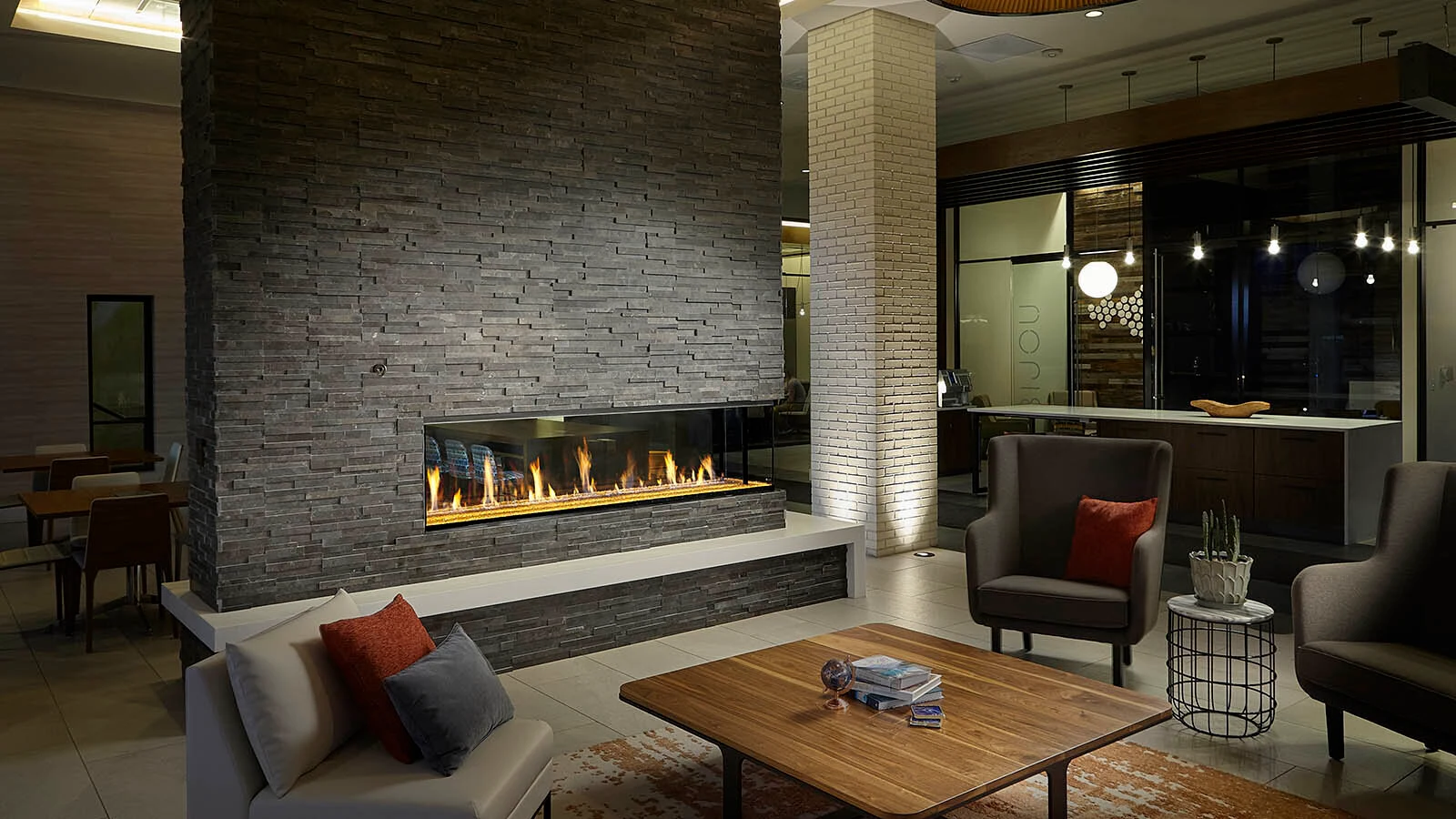 DaVinci GreenSmart Electric fireplace in Liberty Lake