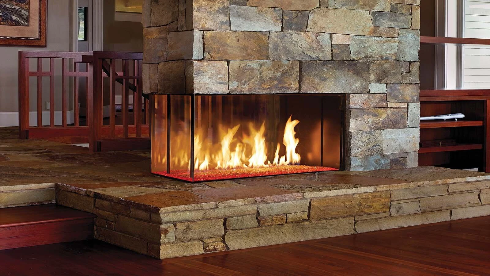 DaVinci GreenSmart Electric fireplace serving Spokane and Idaho