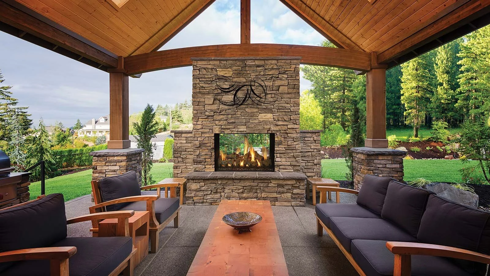 DaVinci GreenSmart Electric fireplace serving Spokane Valley and Coeur d'Alene