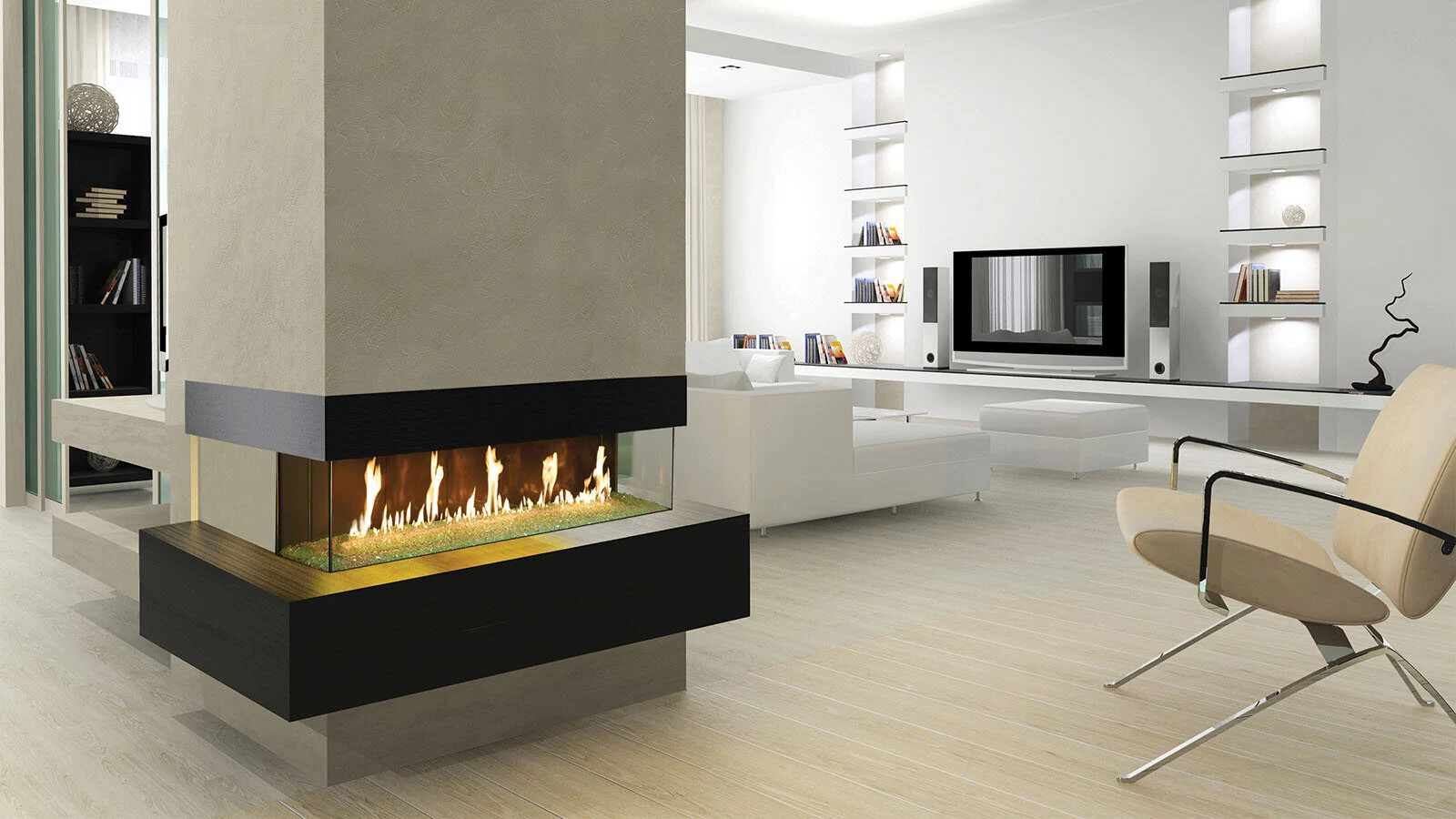 DaVinci GreenSmart Electric fireplace in Spokane Valley