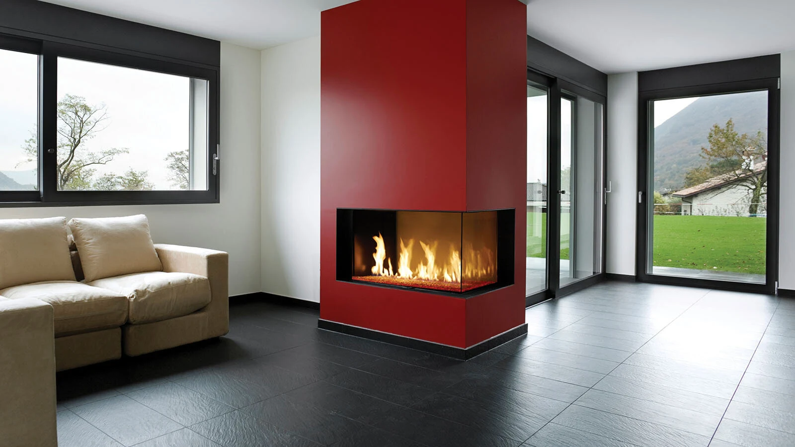 DaVinci GreenSmart Electric fireplace in Spokane