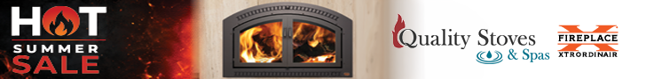Hot Summer Sale on fireplaces at Quality Stoves & Spas