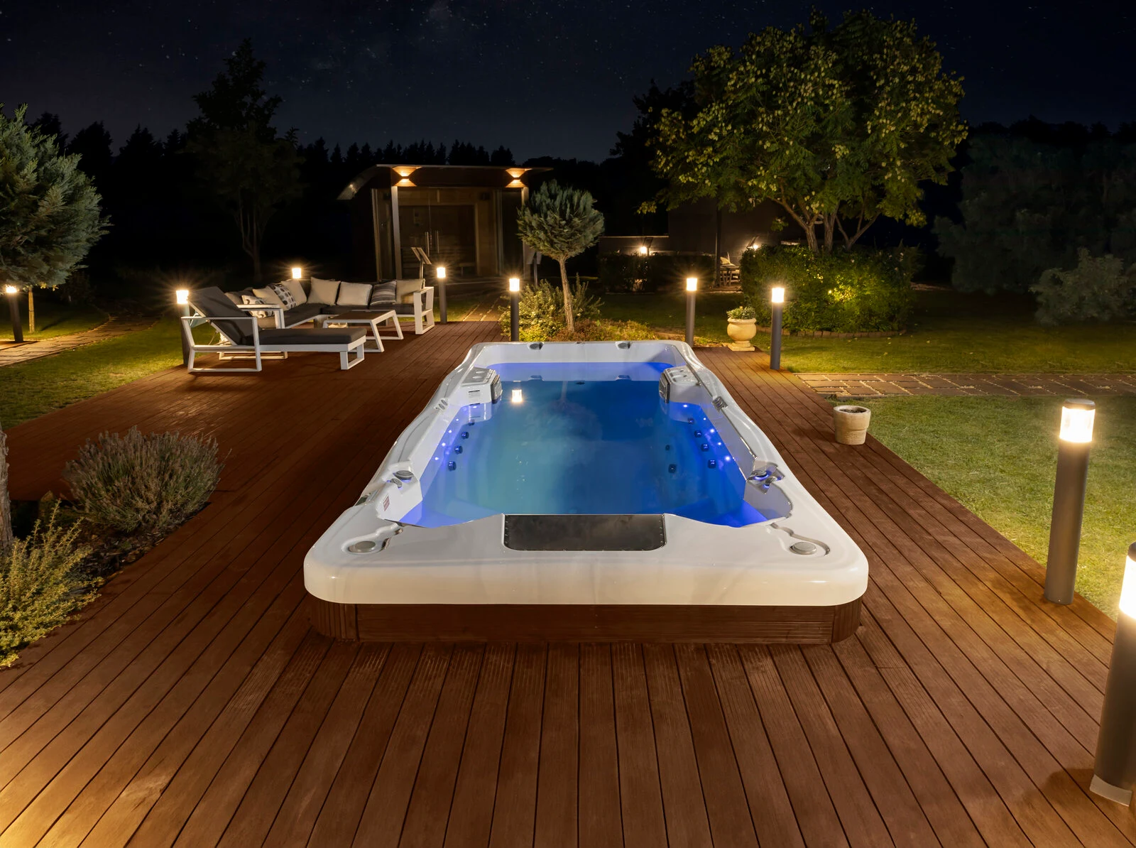 Wellis Amazonas W-Flow swim spa serving Coeur d'Alene, Idaho