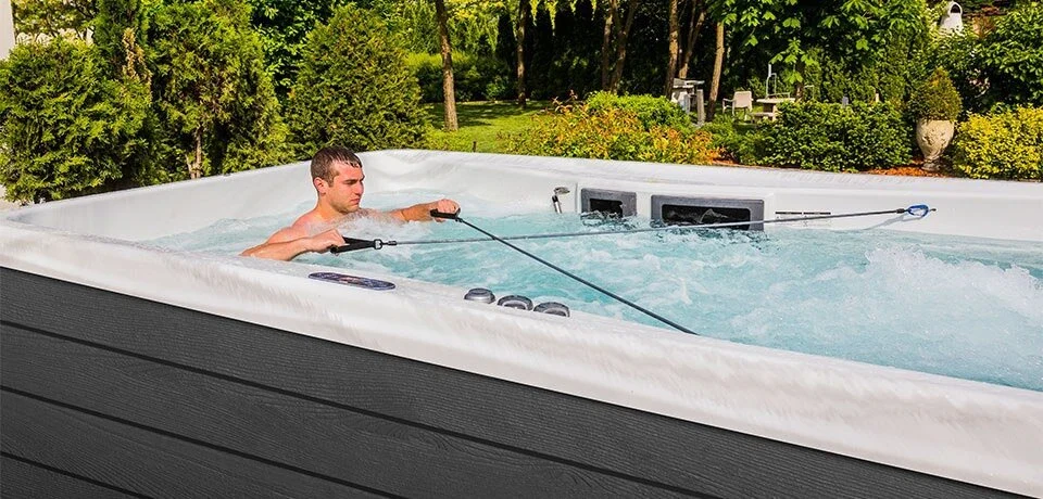 Wellis Danube W-Flow swim spa near Spokane