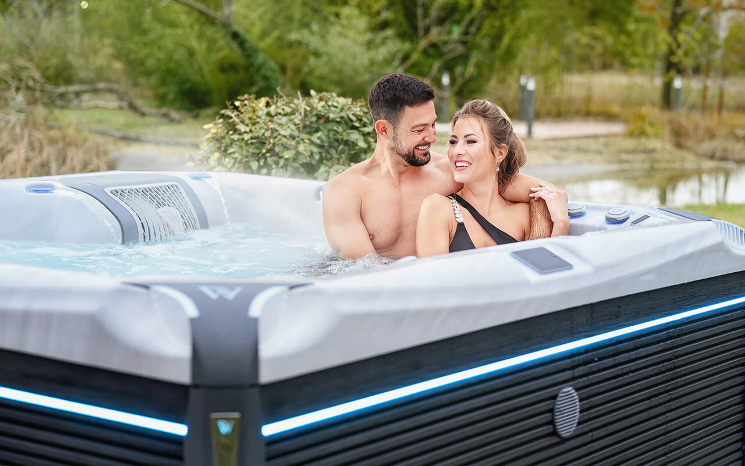 Wellis Kilimanjaro Life Premium hot tub at a Hayden, Idaho home