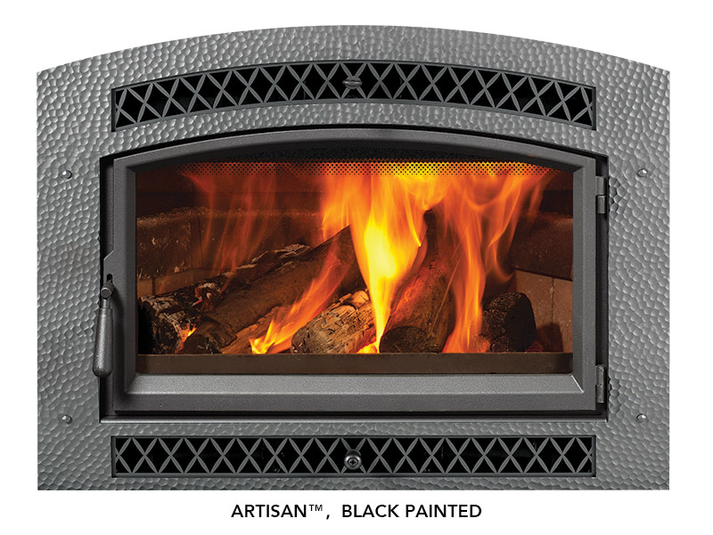 FPX Large Flush Arched Wood Fireplace Insert – Quality Stoves & Spas